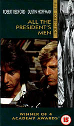 'All The President's Men'. You're lucky if you can get hold of a copy of the ultra-rare prequel 'All The President's Women'; a booty-filled fun-fest. Failing that, there's always the sequel 'All The President's Hen', which follows a retired President Nixon's attempts to manage a chicken farm...with hilarious consequences.